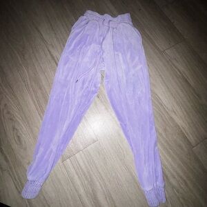 Charlotte Russe Purple Jogger Sweatpants